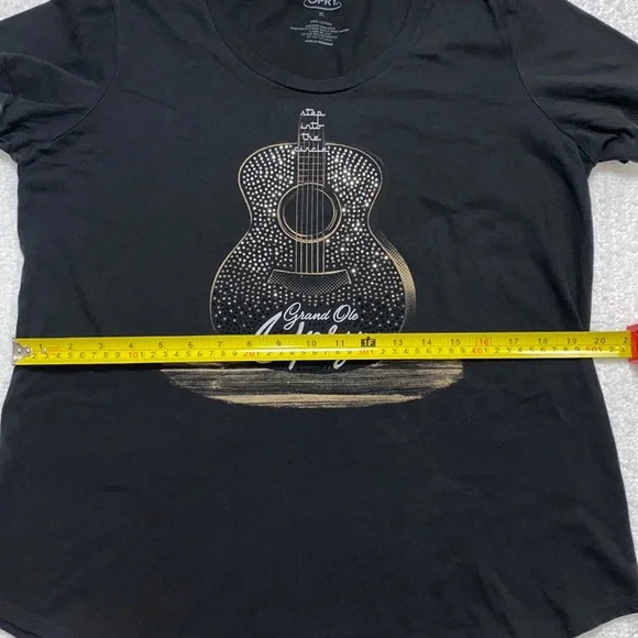 Grand Ole Opry Step Into The Circle Bedazzled Black Short Sleeve Tee Size XL - Picture 9 of 10